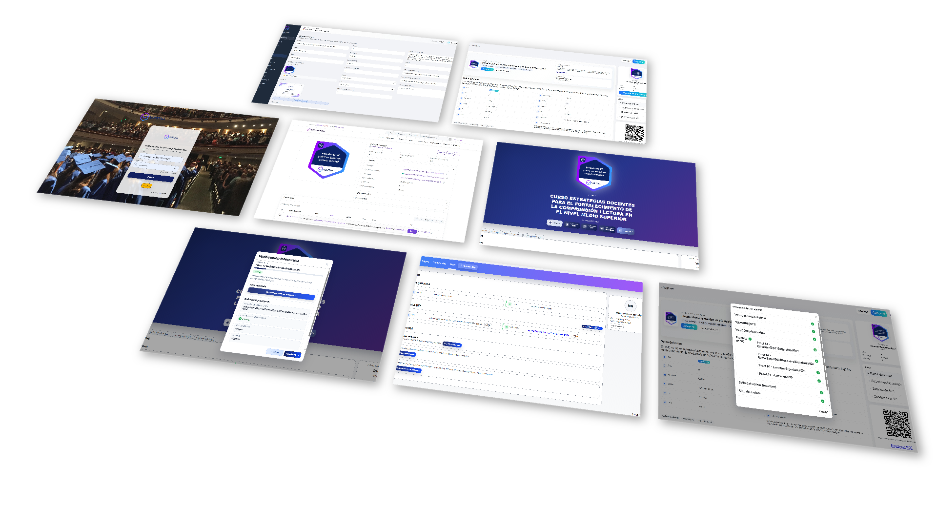 Mosaico de pantallas Veristall